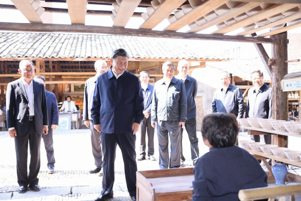 Xi inspecciona ciudades de Jingdezhen y Shangrao en provincia oriental china de Jiangxi