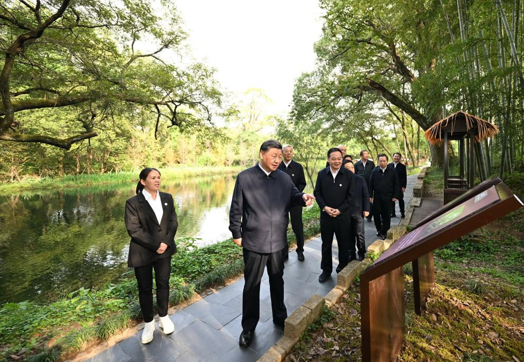 Xi inspecciona ciudades de Jingdezhen y Shangrao en provincia oriental china de Jiangxi