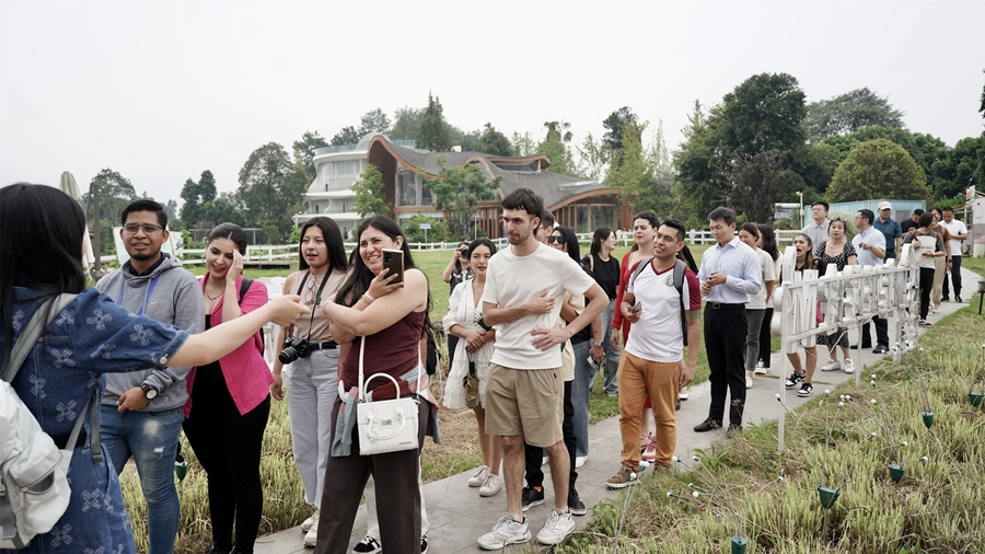 Periodistas latinoamericanos amanecen en Pujiang y Qionglai, el Sichuan profundo que progresa